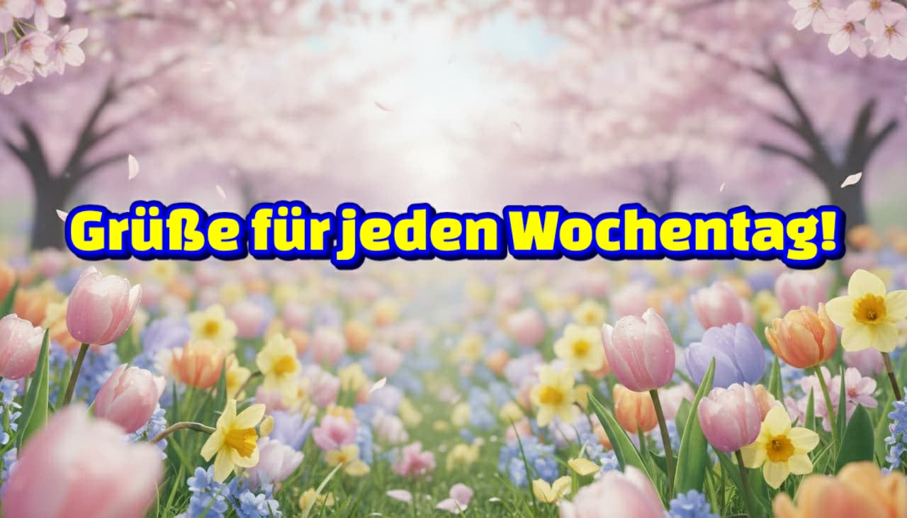 MyEdit - Wochentagsgrüße gestalten