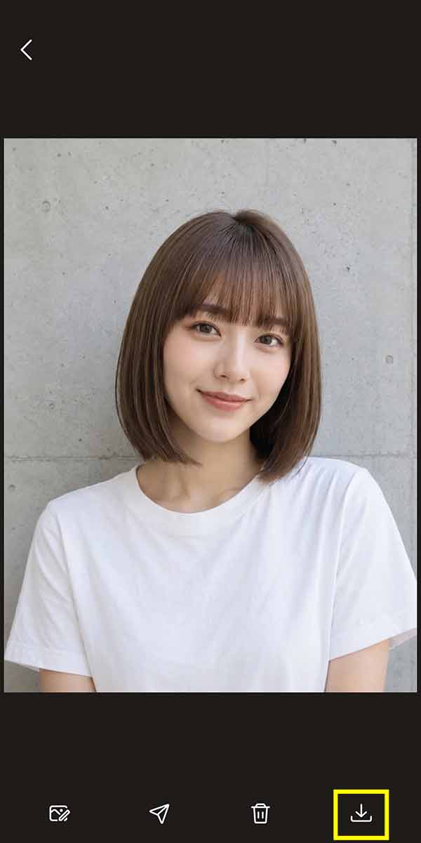 AIヘアスタイルUI