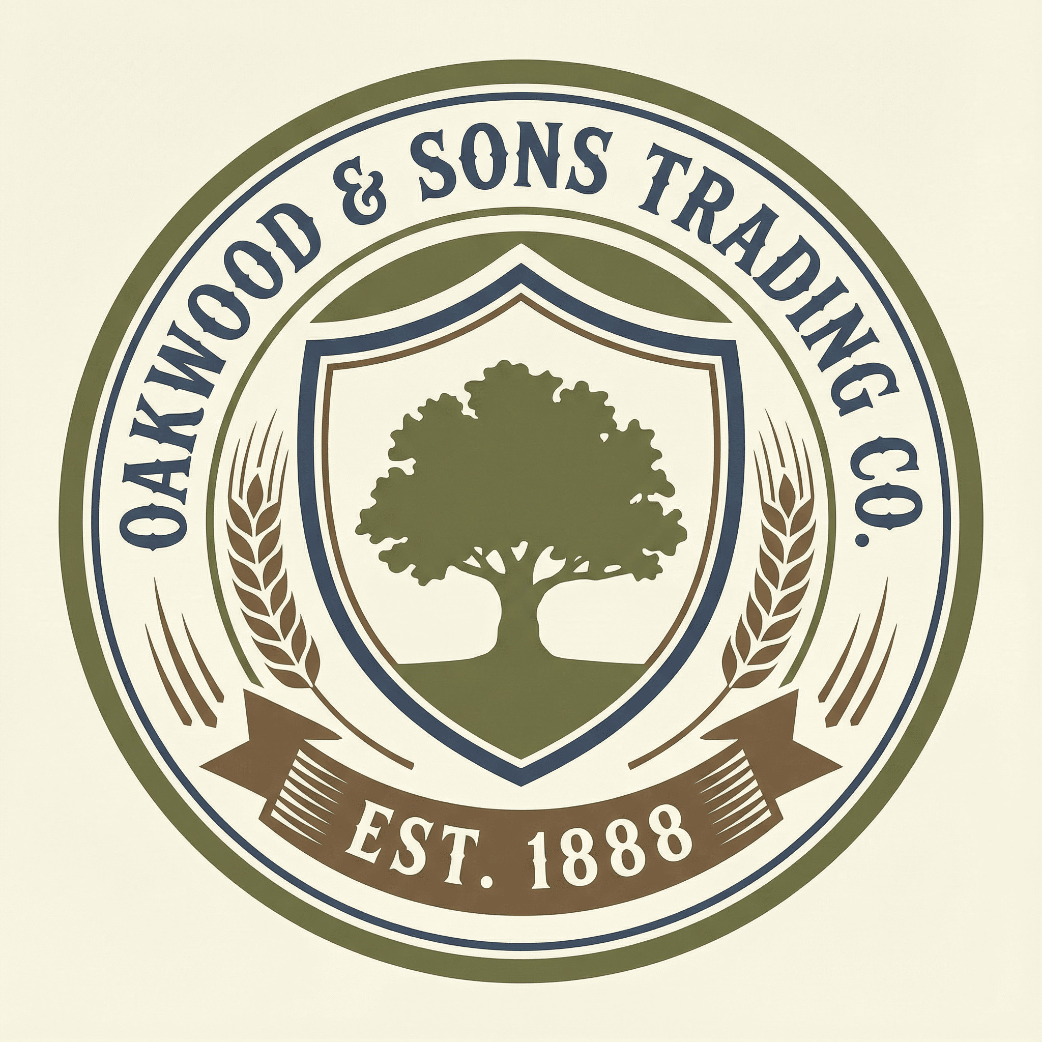 Heritage-style traditional logo AI-generated design