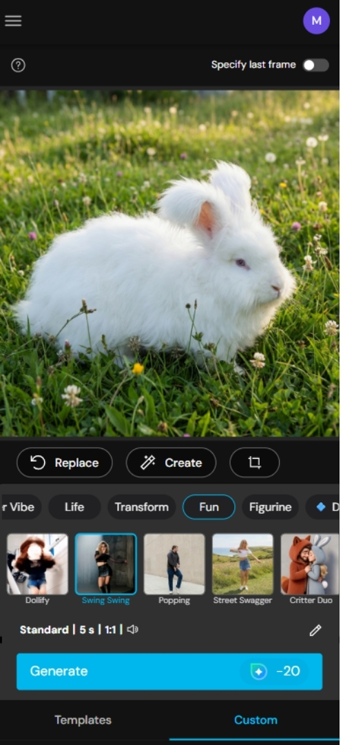 How to Create an AI Easter Bunny Video Online for Free - Template