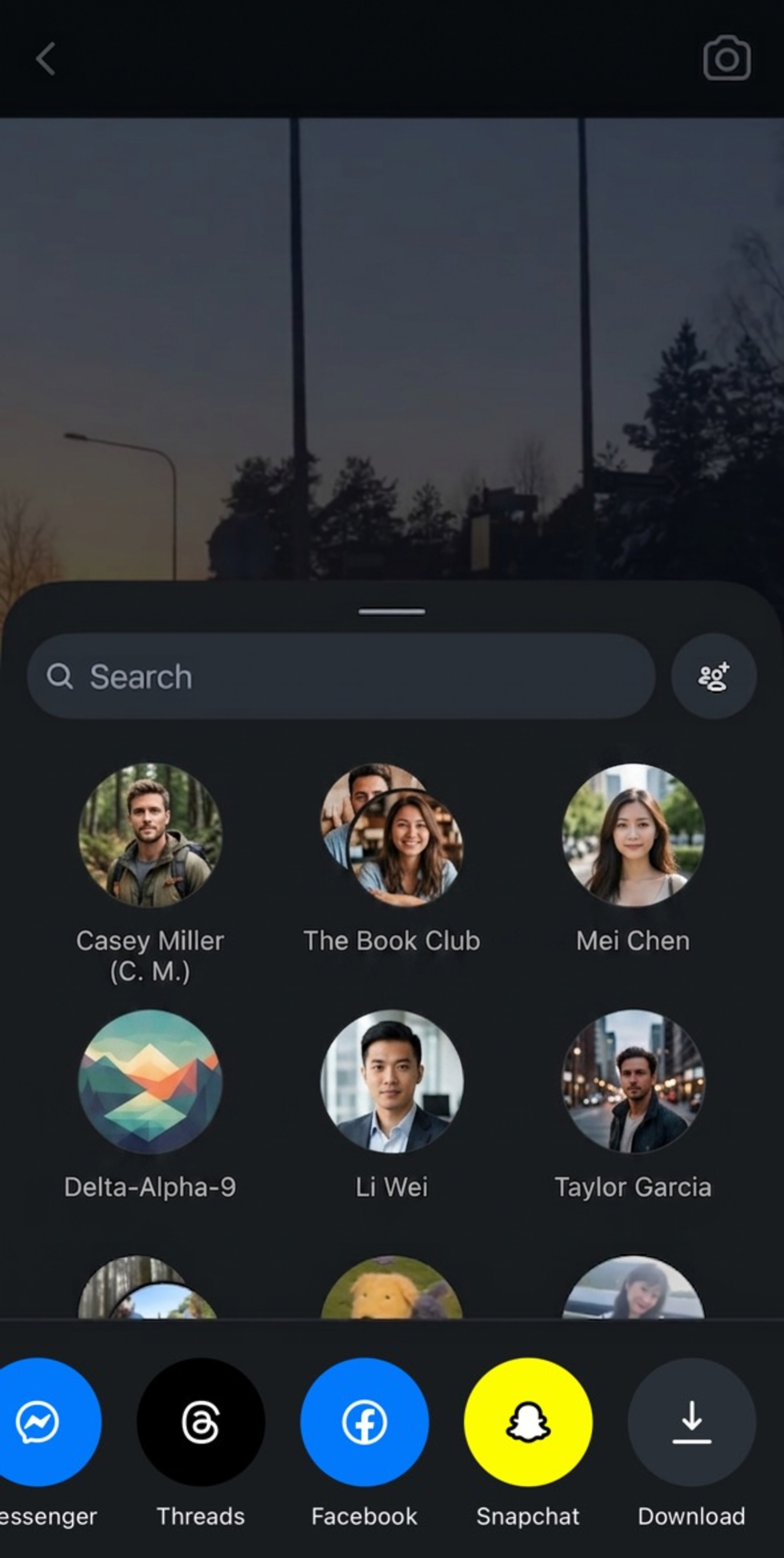 Download Reel by Tapping Instagram Share Icon