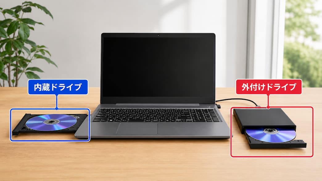 ブルーレイディスクをセットする画面