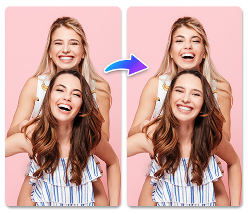 PhotoDirector cambiar caras en fotos