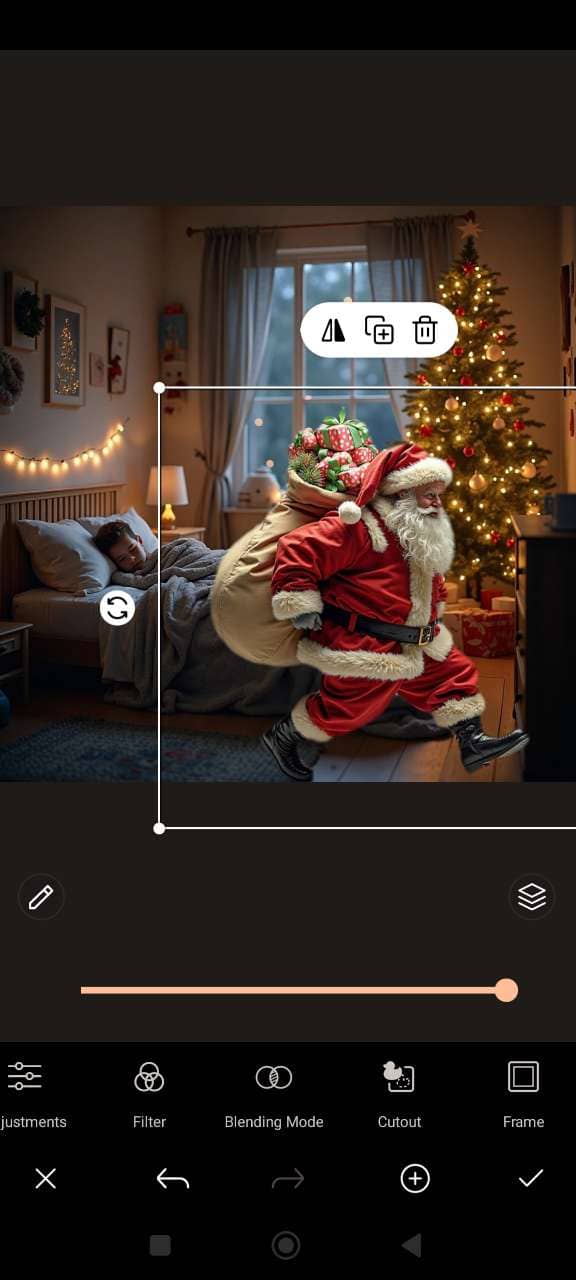 Insert Santa into Your Photo with Cutout