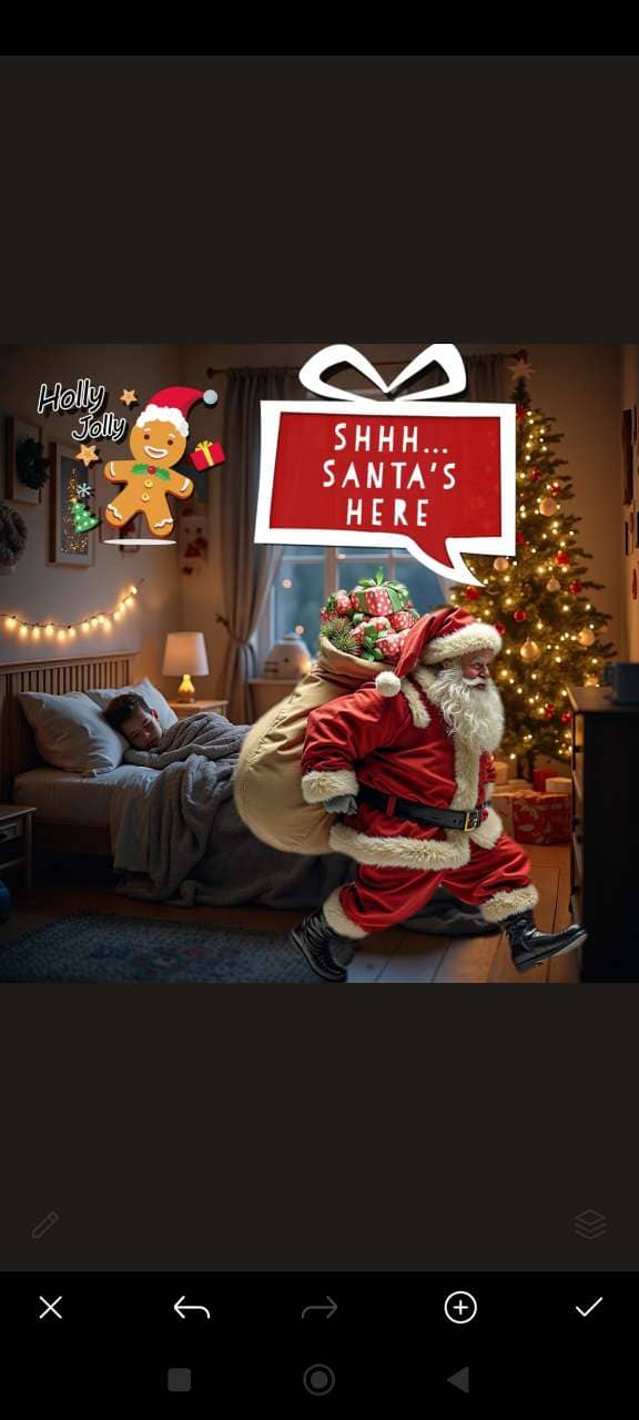 Insert Santa into Your Photo with Cutout