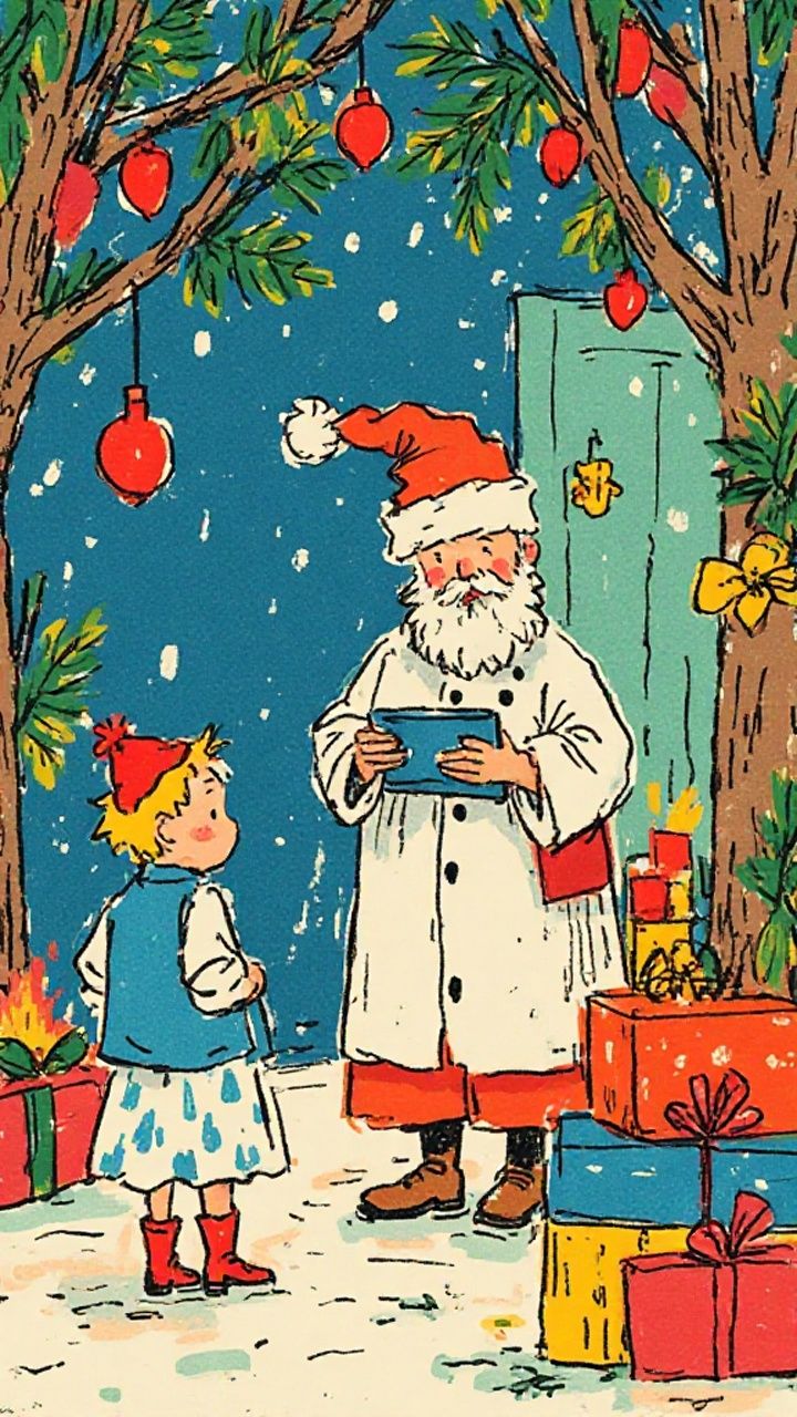 KI-Bild für weihnachtliche Instagram-Posts