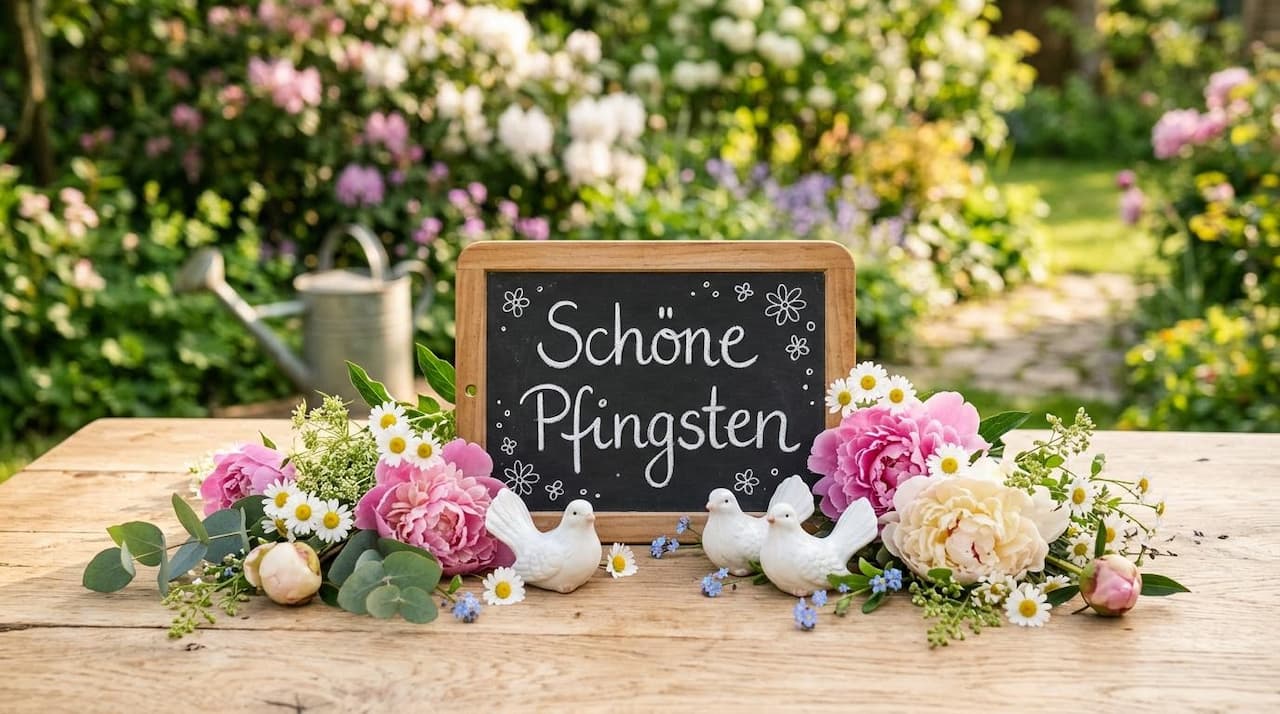 Kostenlose KI-Pfingsten-Bilder & GIFs mit Grüßen für WhatsApp: Jetzt herunterladen & erstellen