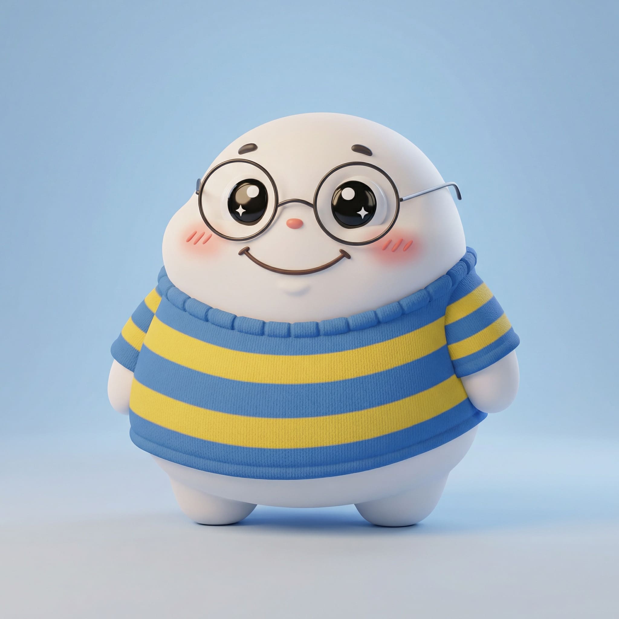 3D cartoon-style avatar generated from sketch