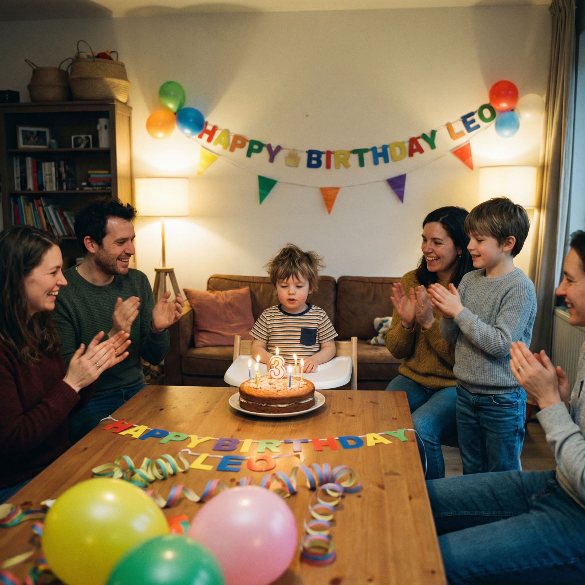 Original photo before AI kids birthday transformation