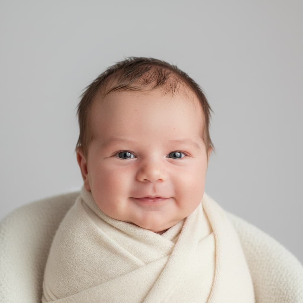 Klassisches Baby-Porträt
