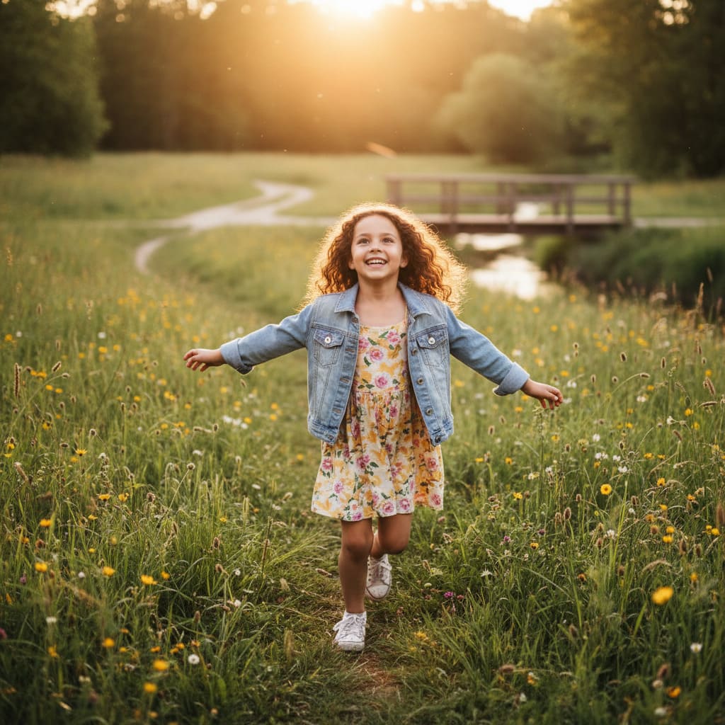 Enfant avant transformation en K-Pop Demon Hunter