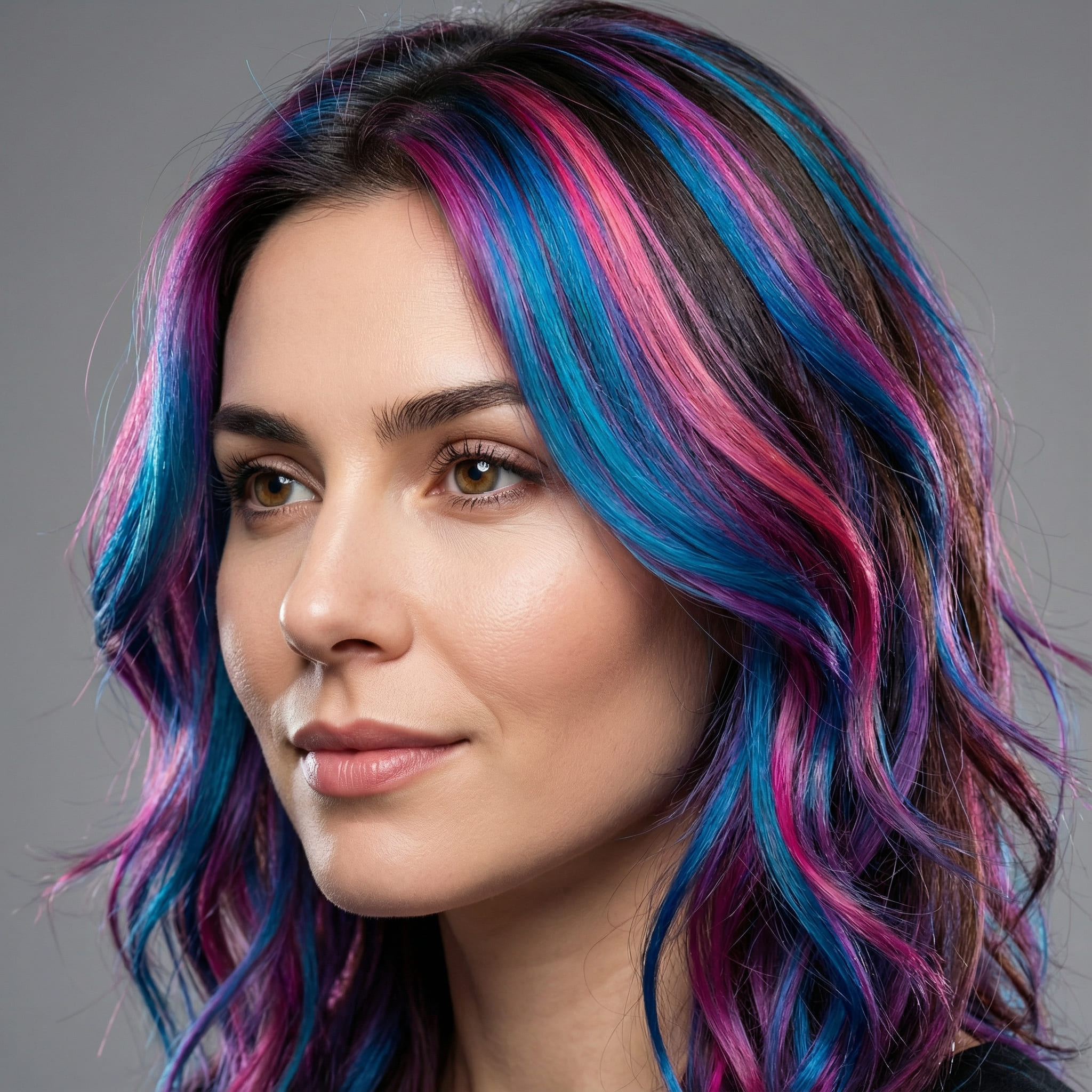 Generated AI K-pop Hairstyle Portrait After