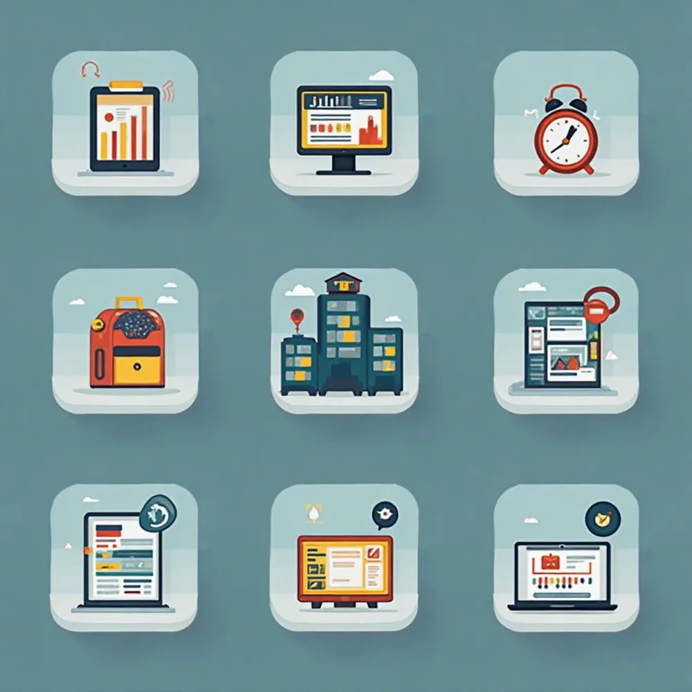 Ejemplo de íconos generados con MyEdit