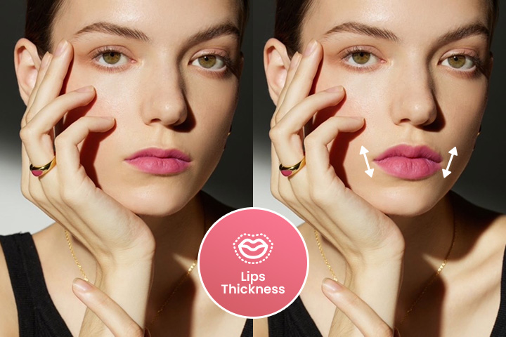 Lip Augmentation Simulation with PhotoDirector