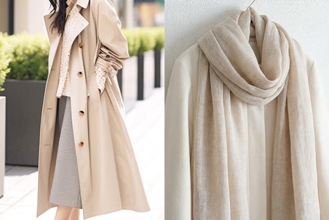 お花見コーデNG長すぎる裾や大判すぎるストール