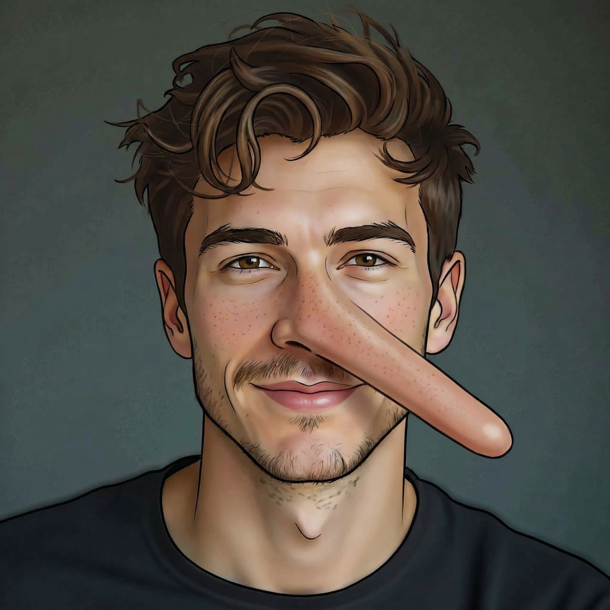 Generated AI Portrait After