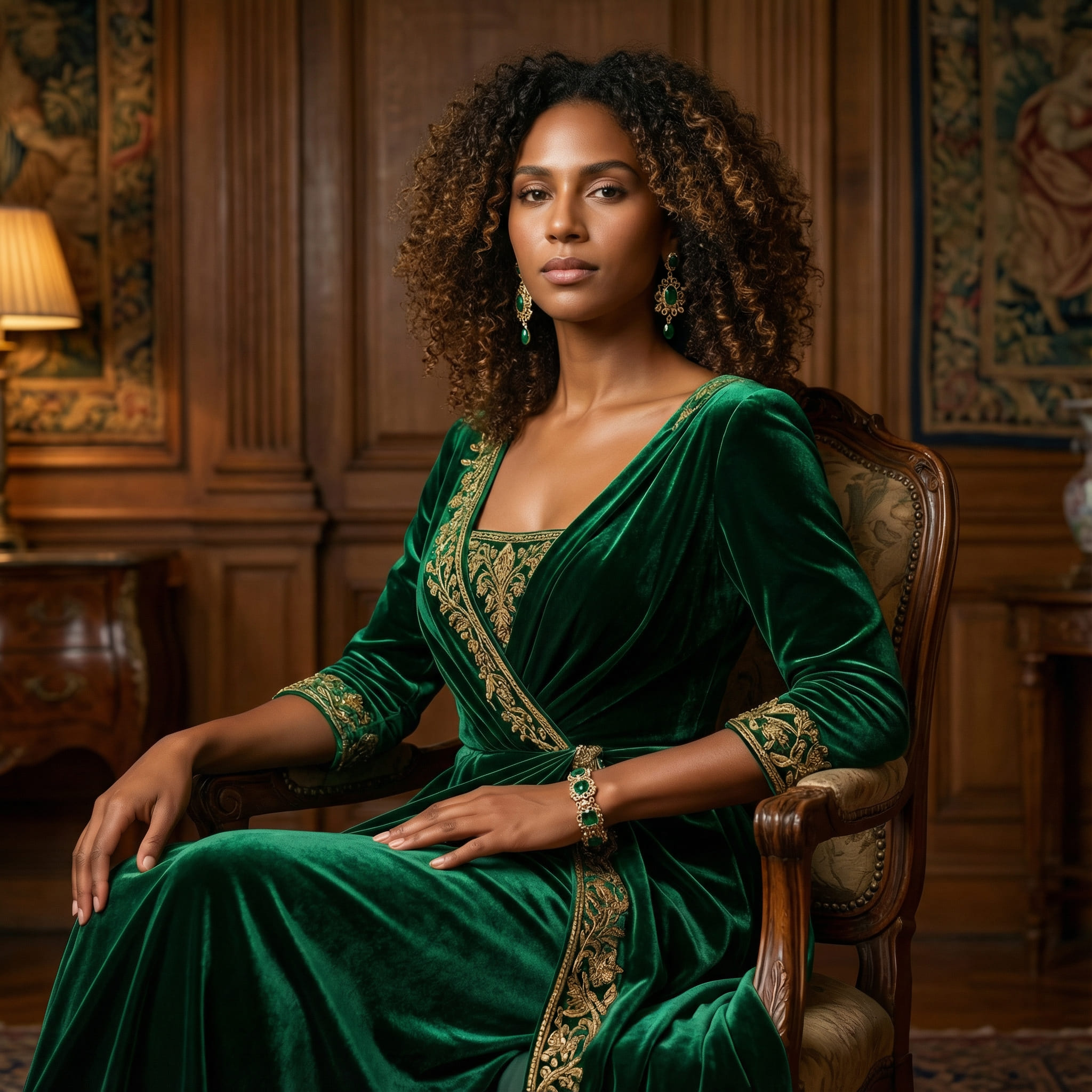 Portrait IA généré après