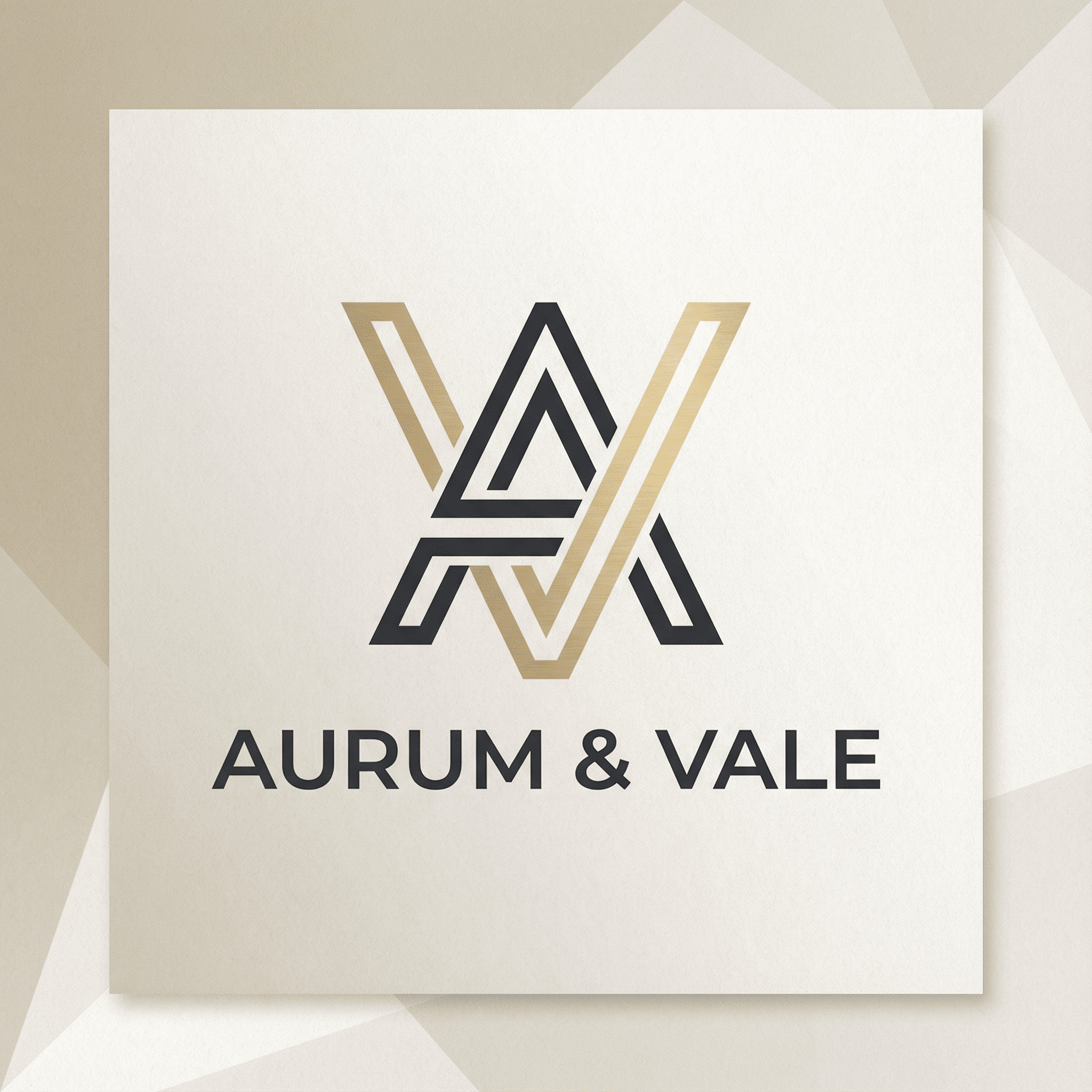 Luxury fashion logo with refined symbol AI-generated design
