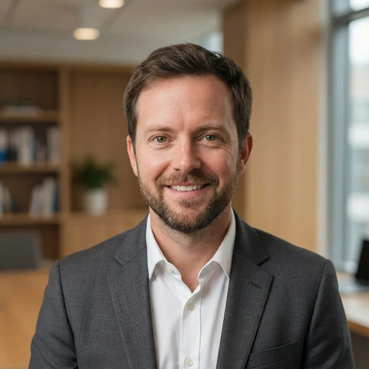 Sales Executive Friendly Smile