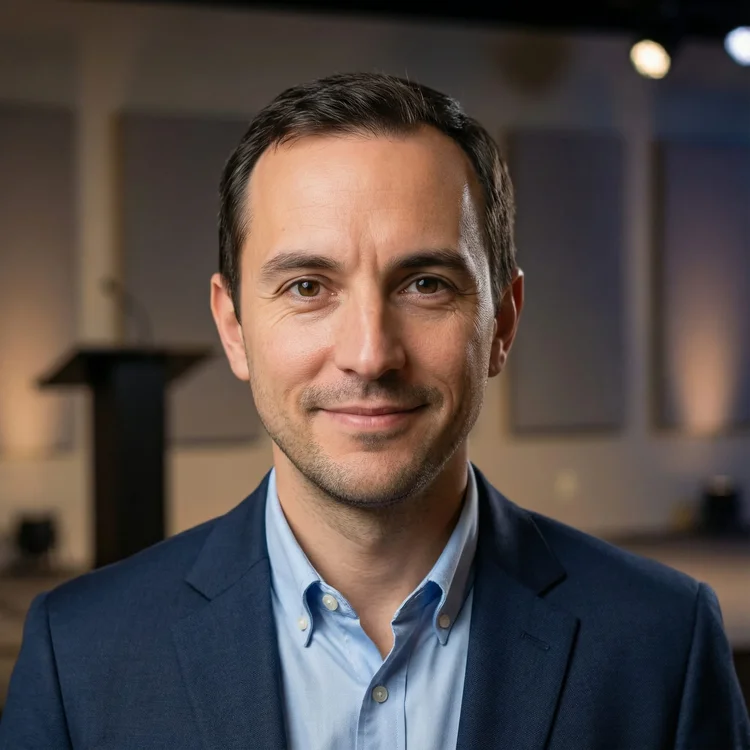 Public Speaker Studio Headshot