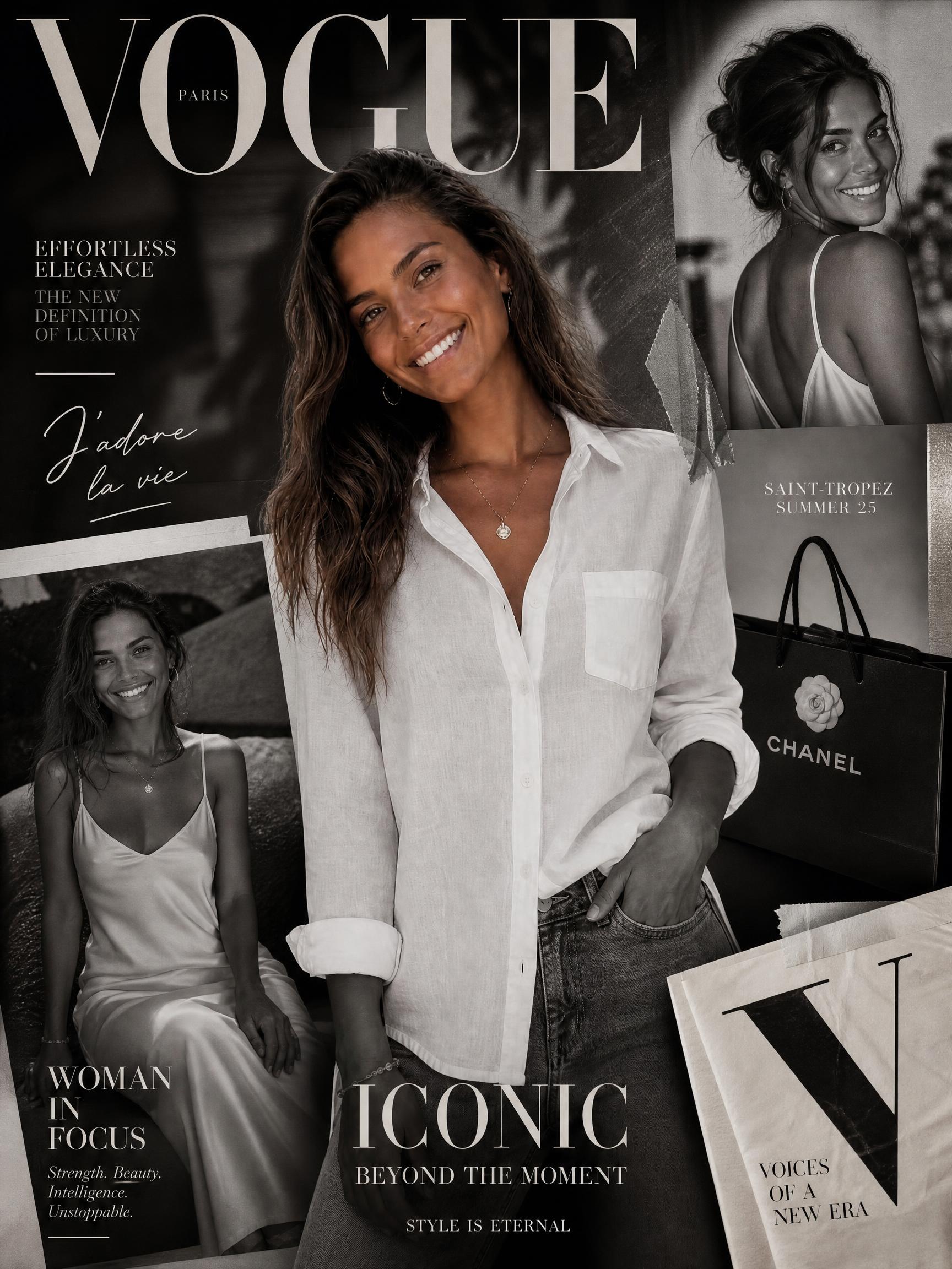 ChatGPT Trending Photo Collage - Magazine Editorial Collage