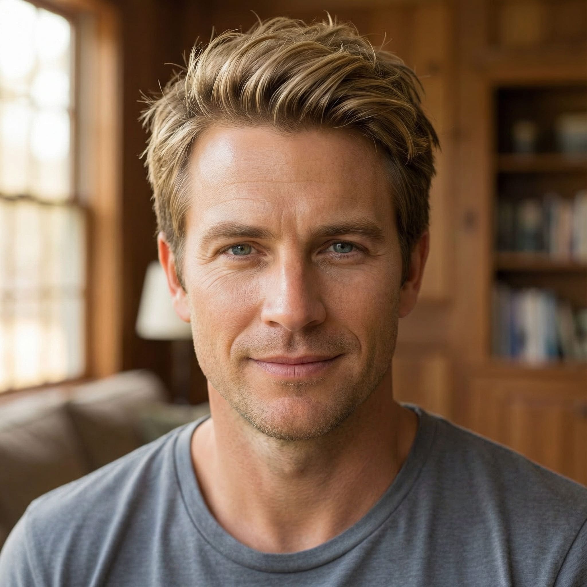 AI-generated textured crop hairstyle using Gemini AI