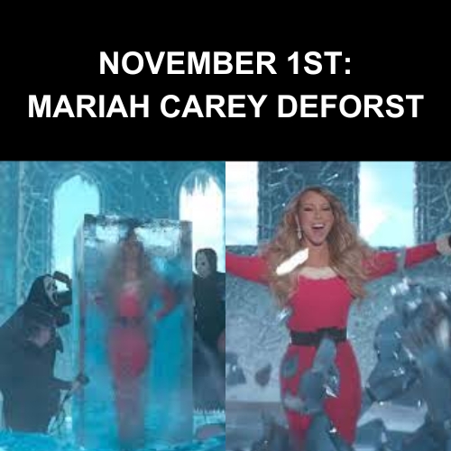 Mèmes & GIFs de Noël les plus drôles 2025 : Mariah Carey dégèle