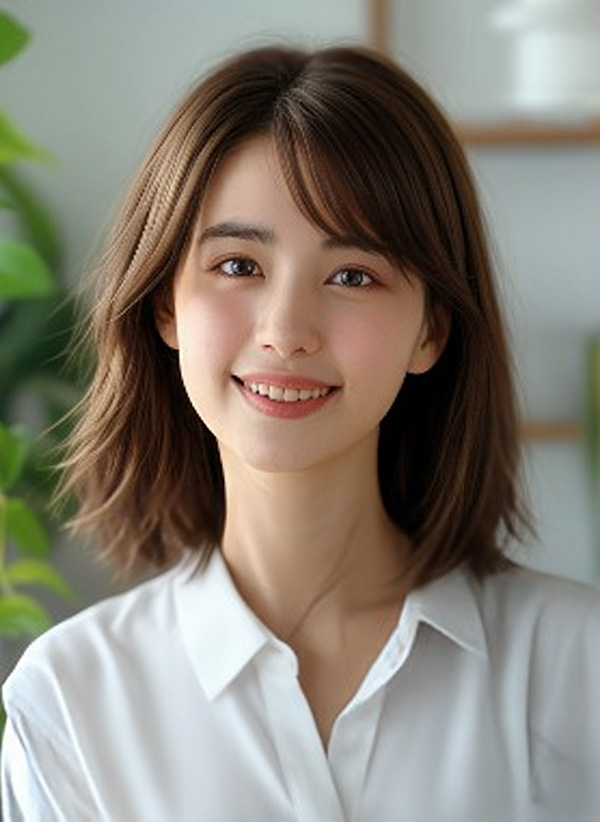 ウルフカットの参考画像