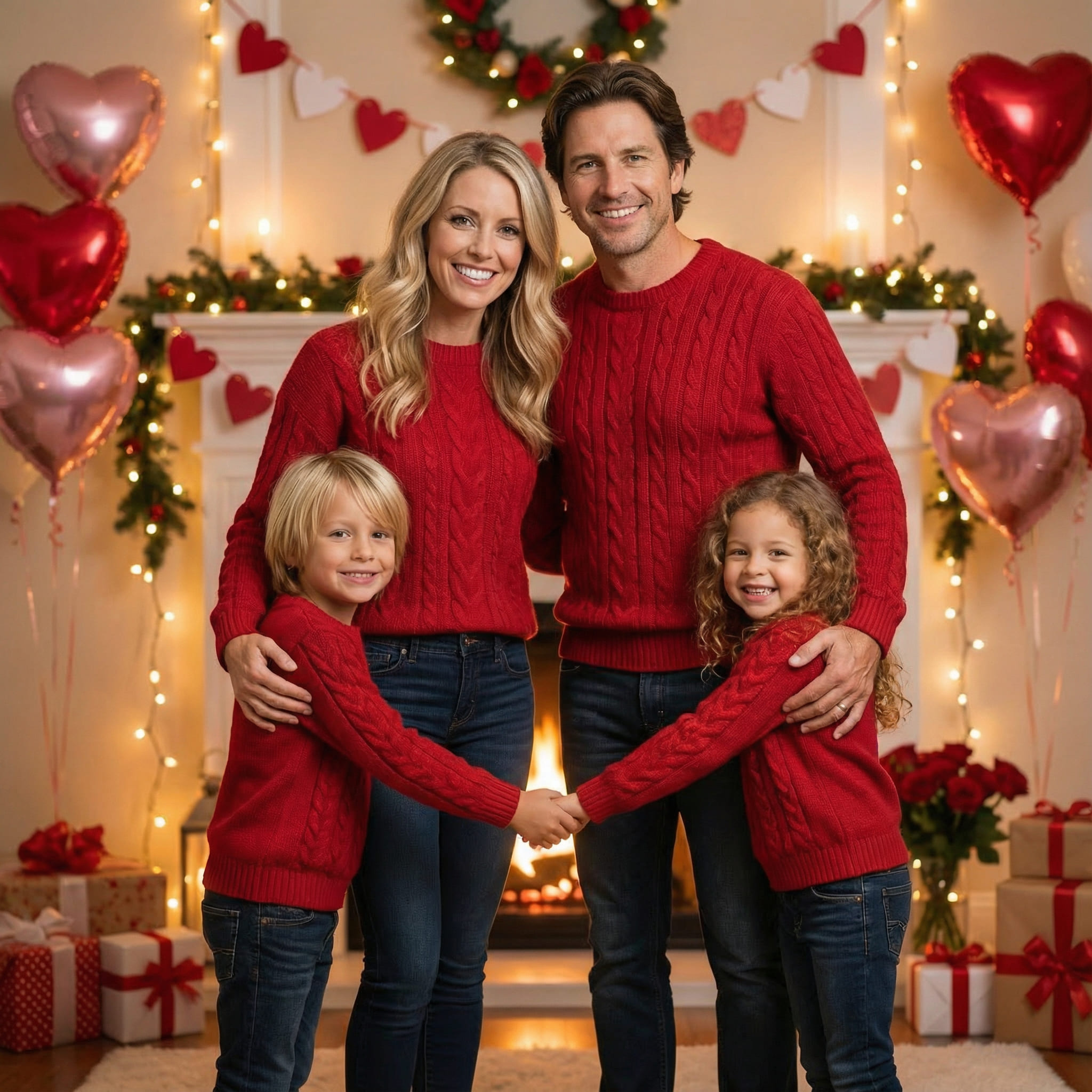 Generated AI Family Portrait After