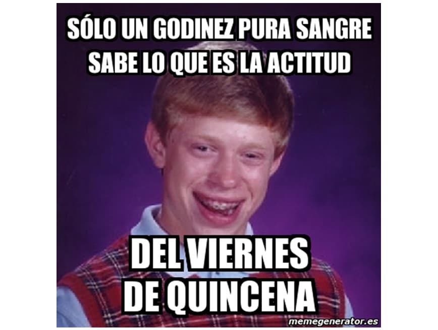 Meme godinez sobre la quincena que dura demasiado poco