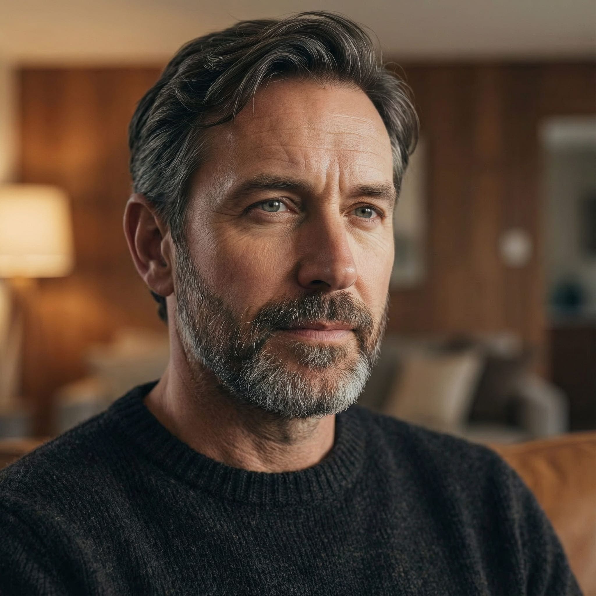 AI-generated hairstyle optimized for square or round face using Gemini AI