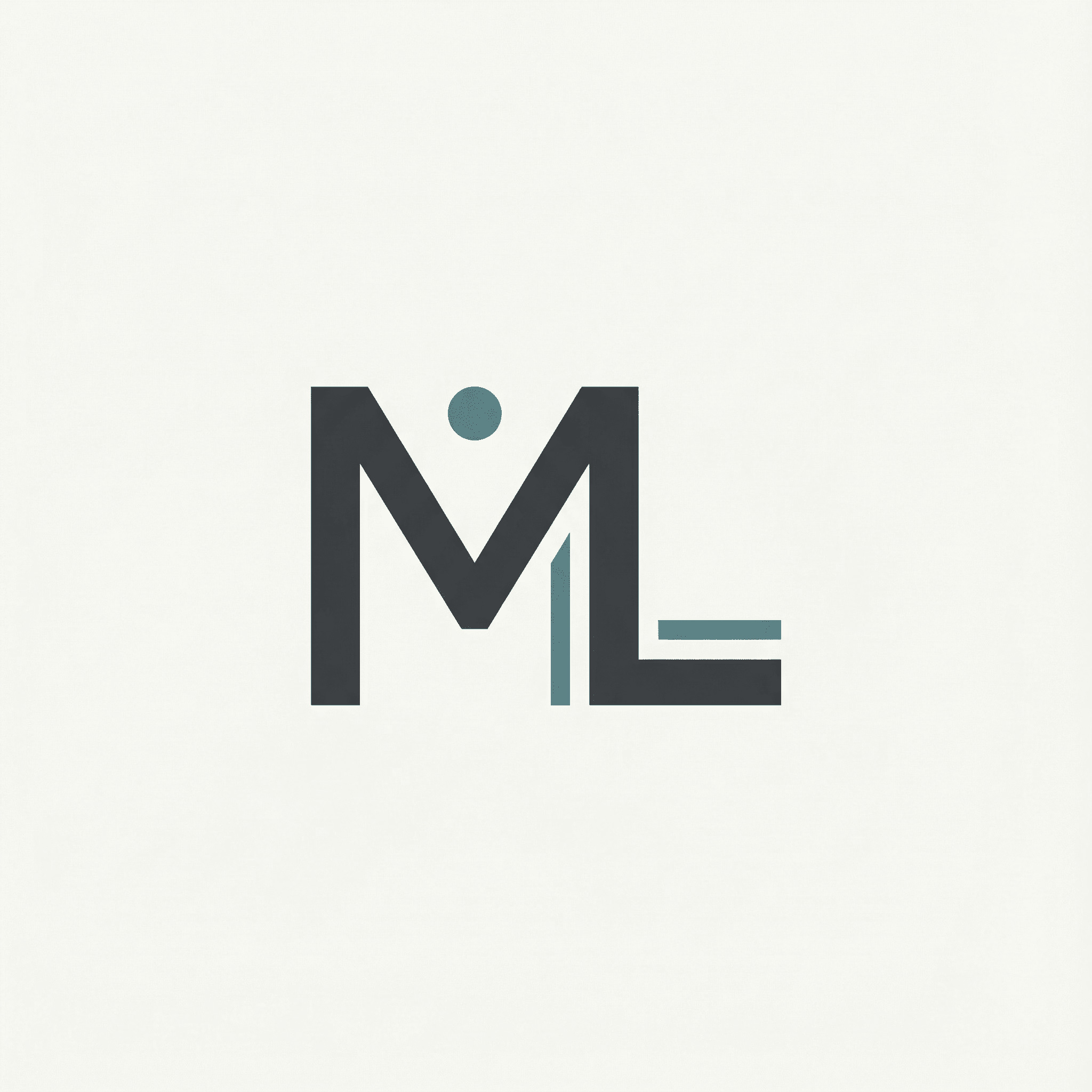 Minimal lettermark logo using initials AI-generated design