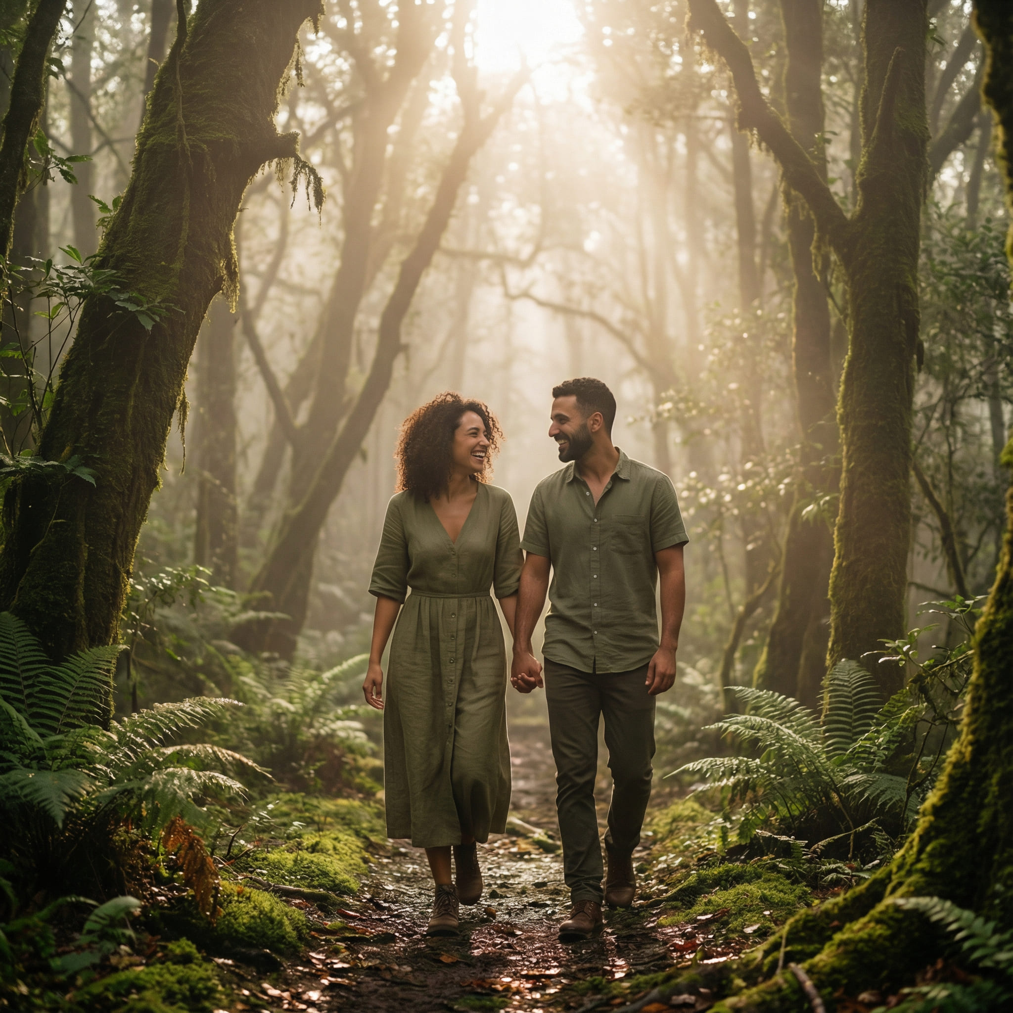 Generated AI Couple Portrait After