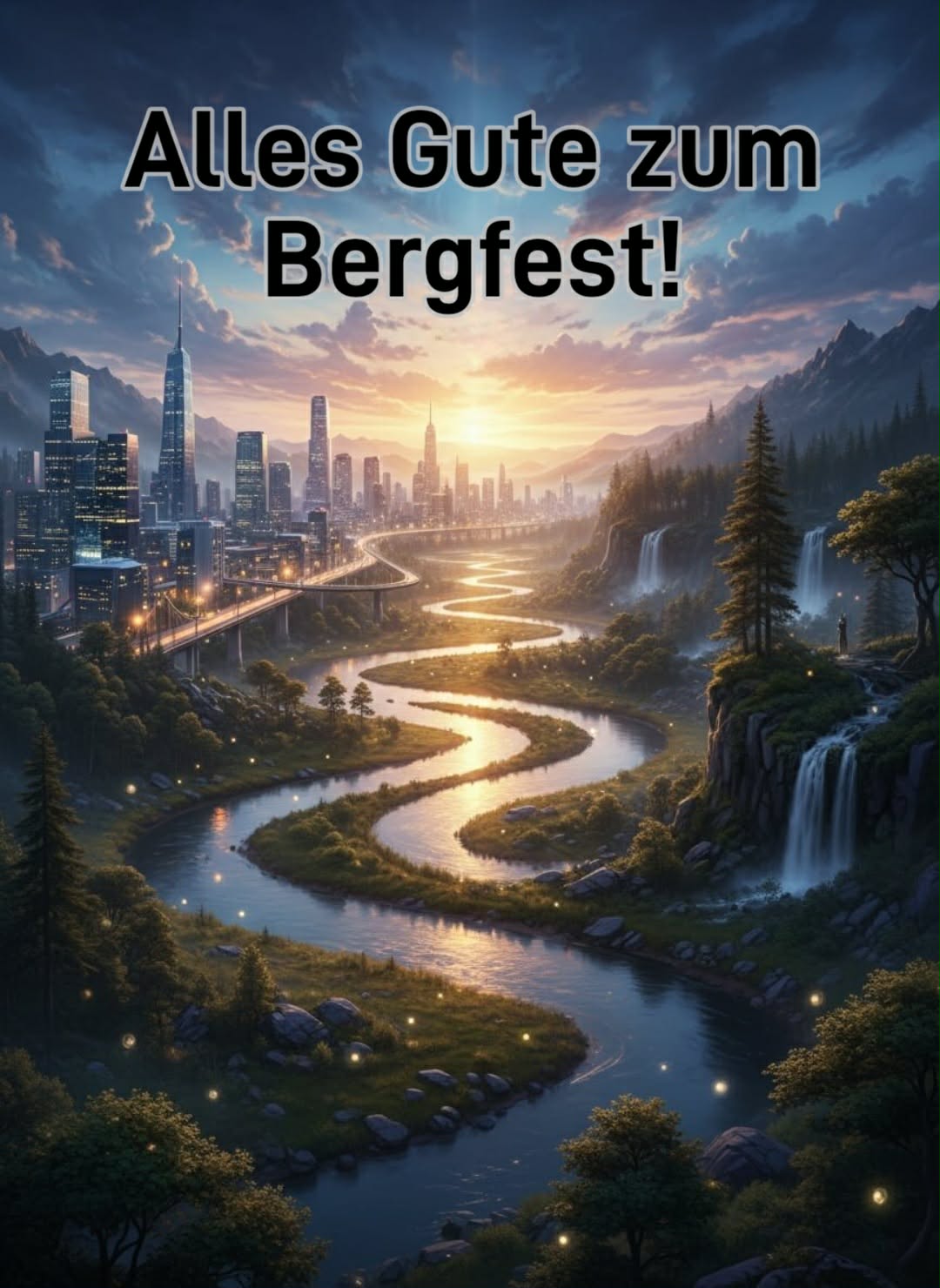 Mittwochsbild mit Gruß: 'Einen entspannten Dienstag wünsche ich dir.'