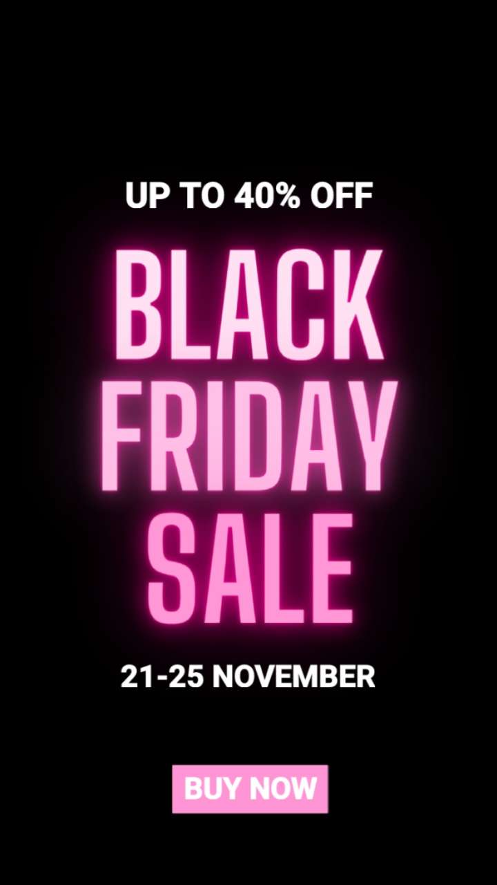 Promeo - modèle d'affiche Black Friday