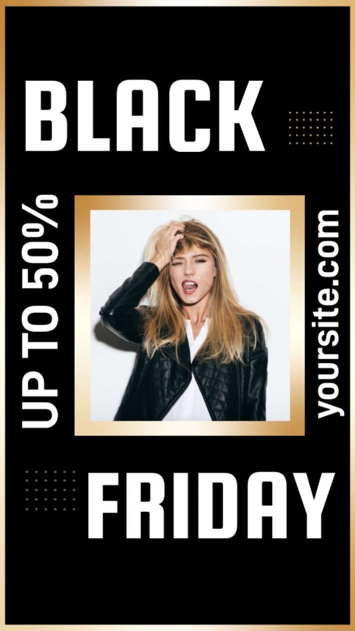 Promeo - modèle d'affiche Black Friday