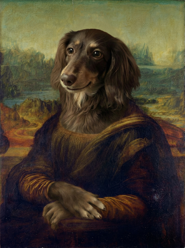 AI Prompts for Pet Portrait-Mona Lisa Pet Version