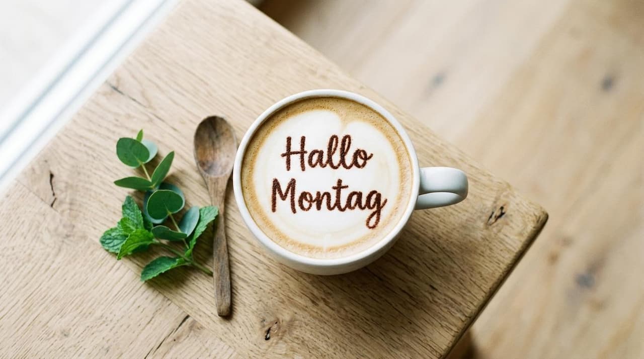 Kostenlose KI-Montagsbilder & GIFs mit Sprüchen für WhatsApp: Jetzt herunterladen & erstellen
