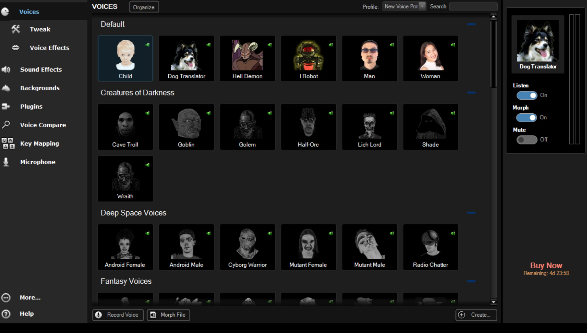 MorphVOX Pro, modulador de voz para gamers