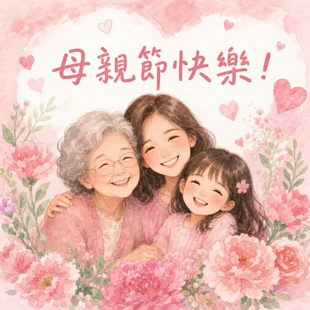母親節祝福圖案