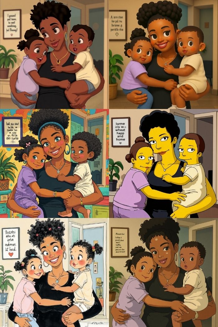 turn Mother's Day photos into stunnung cartoon style