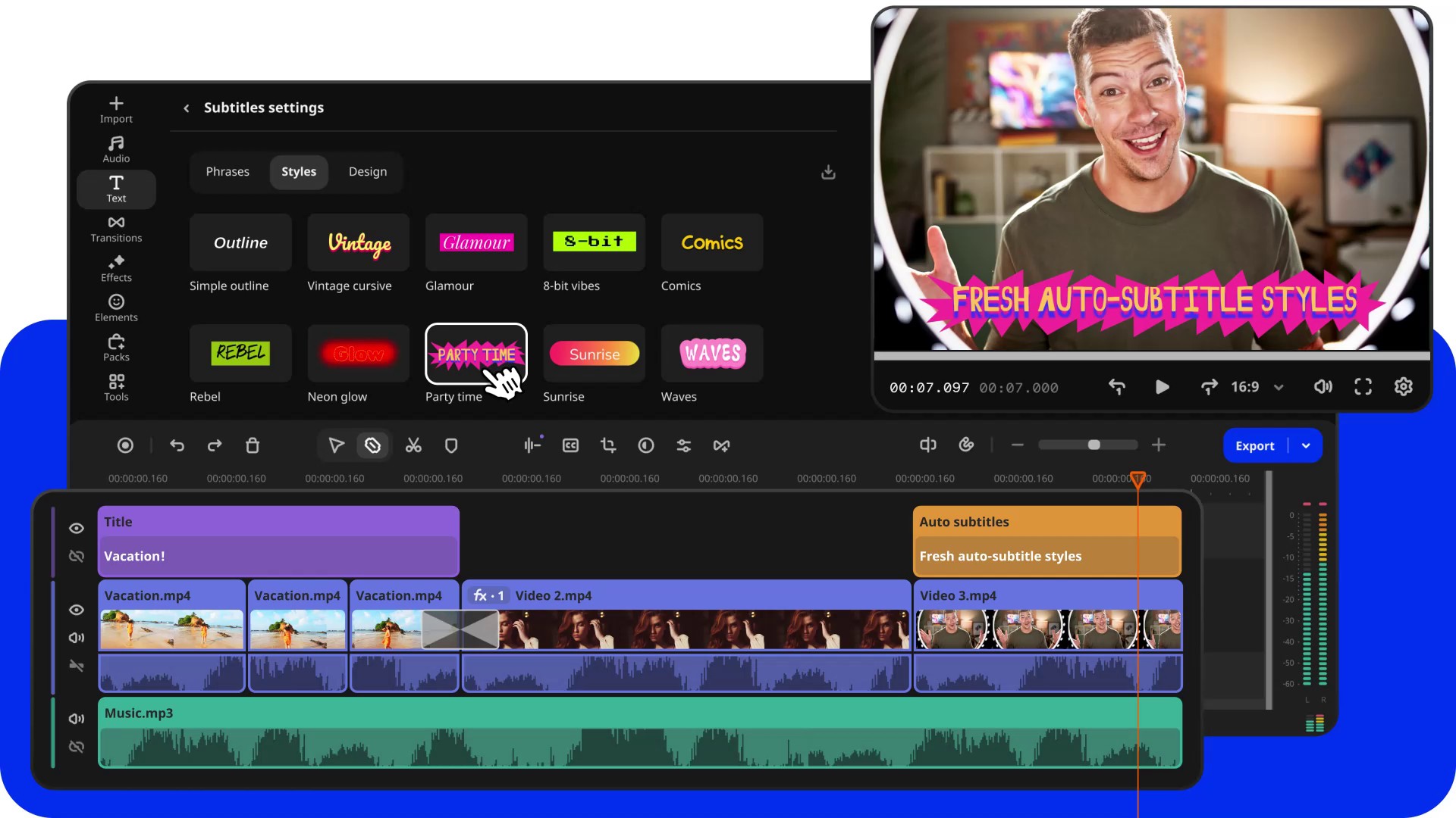 Movavi video editor