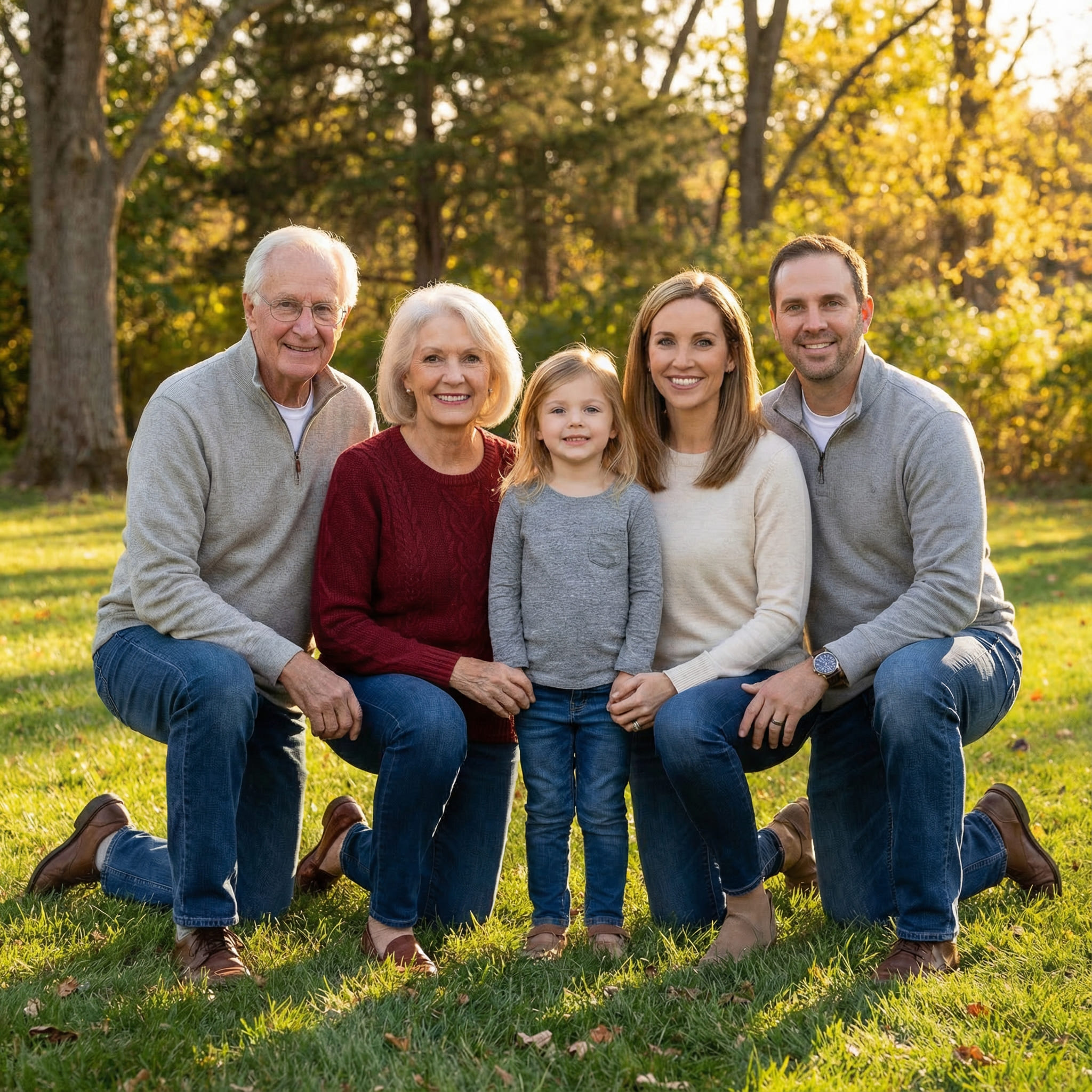 Generated AI Family Portrait After