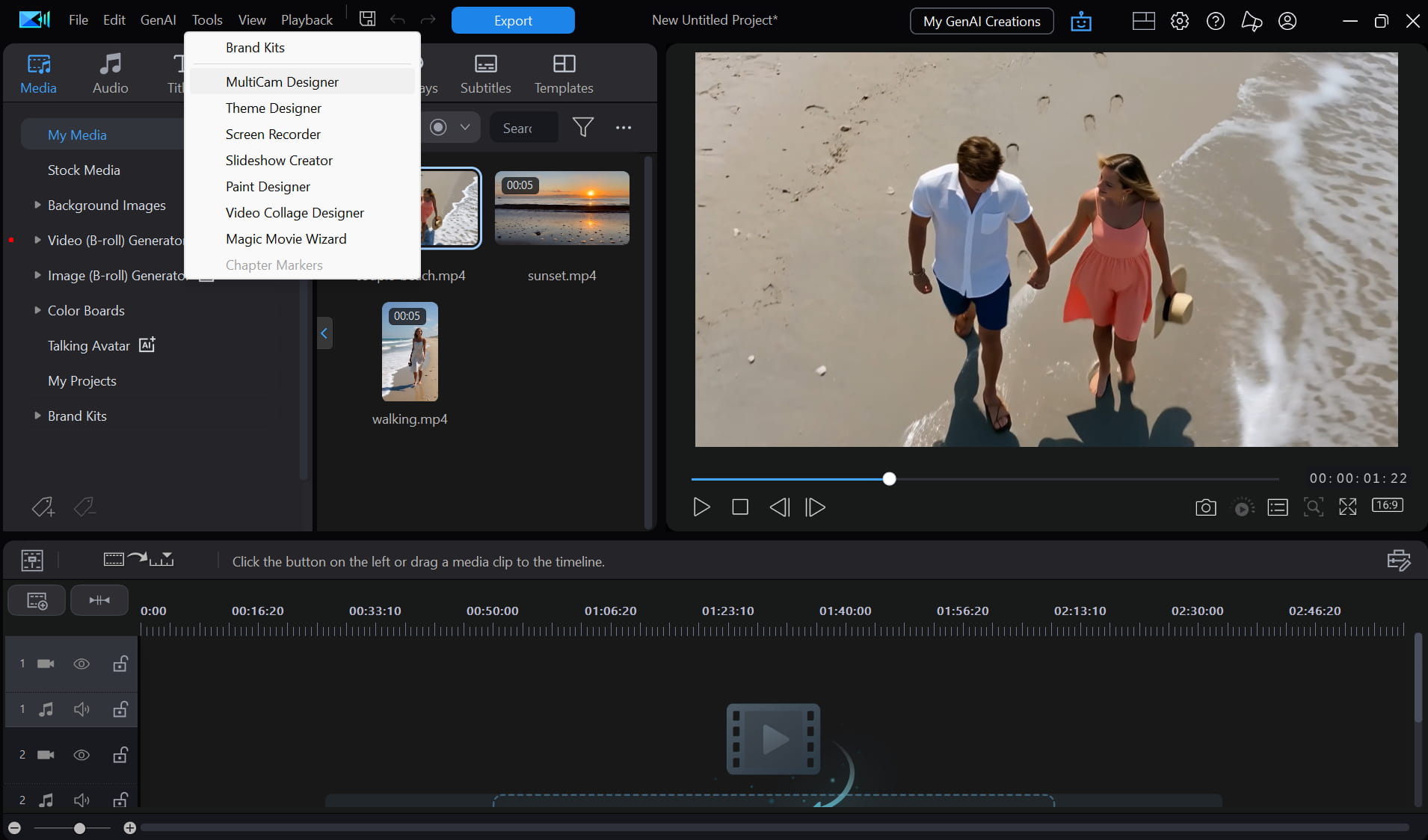 PowerDirector - Multicam Designer