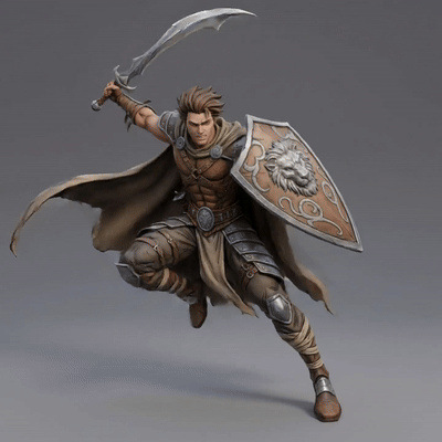 Animated 3D model generated by MyEdit