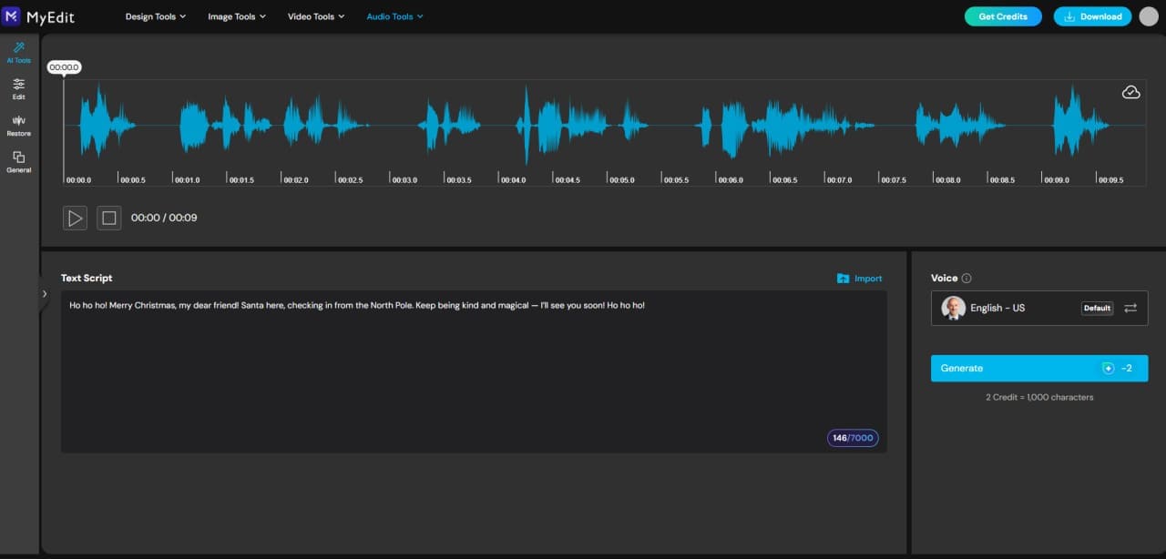MyEdit Santa Voice Simulator