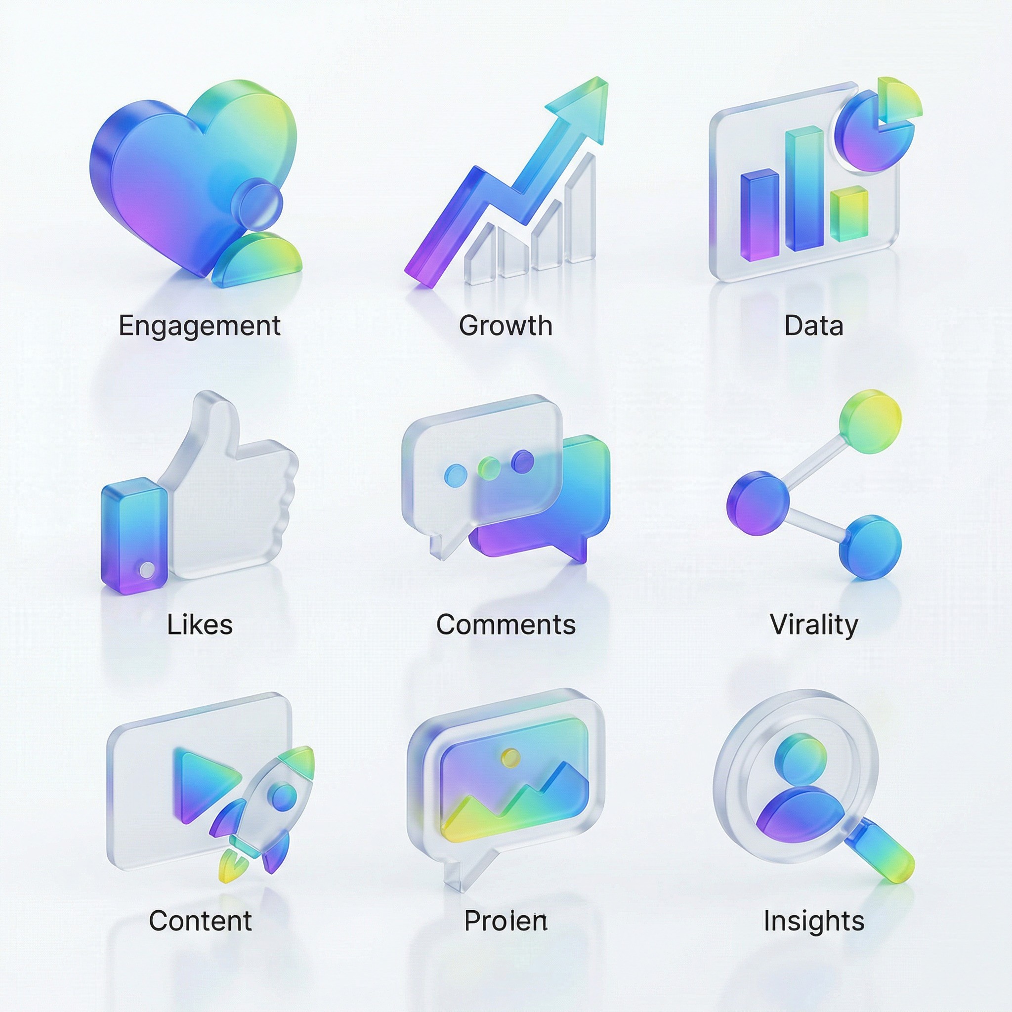 Icons Created with MyEdit AI Image Generator