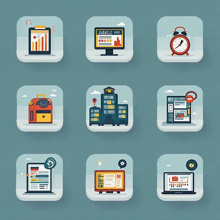MyEdit AI Presentation Icons
