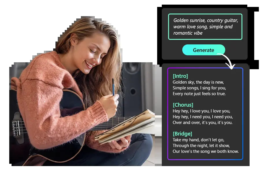 MyEdit AI Lyrics Generator