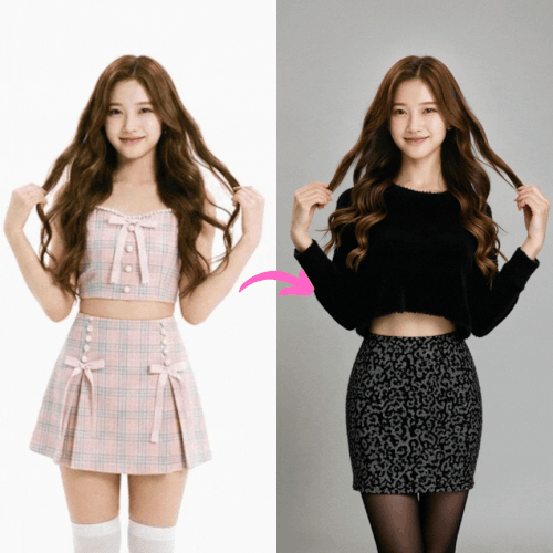 MyEdit AI 換裝範例